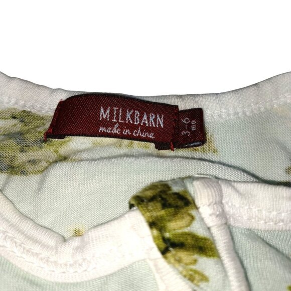 Milkbarn Kids Bamboo Zipper Footed Romper Camping Tent Print 3–6 Mos Sustainable - Picture 3 of 4